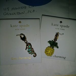 Kate spade seahorse charm